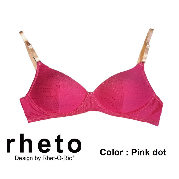 Bra Rheto Nonwire Pink Dot