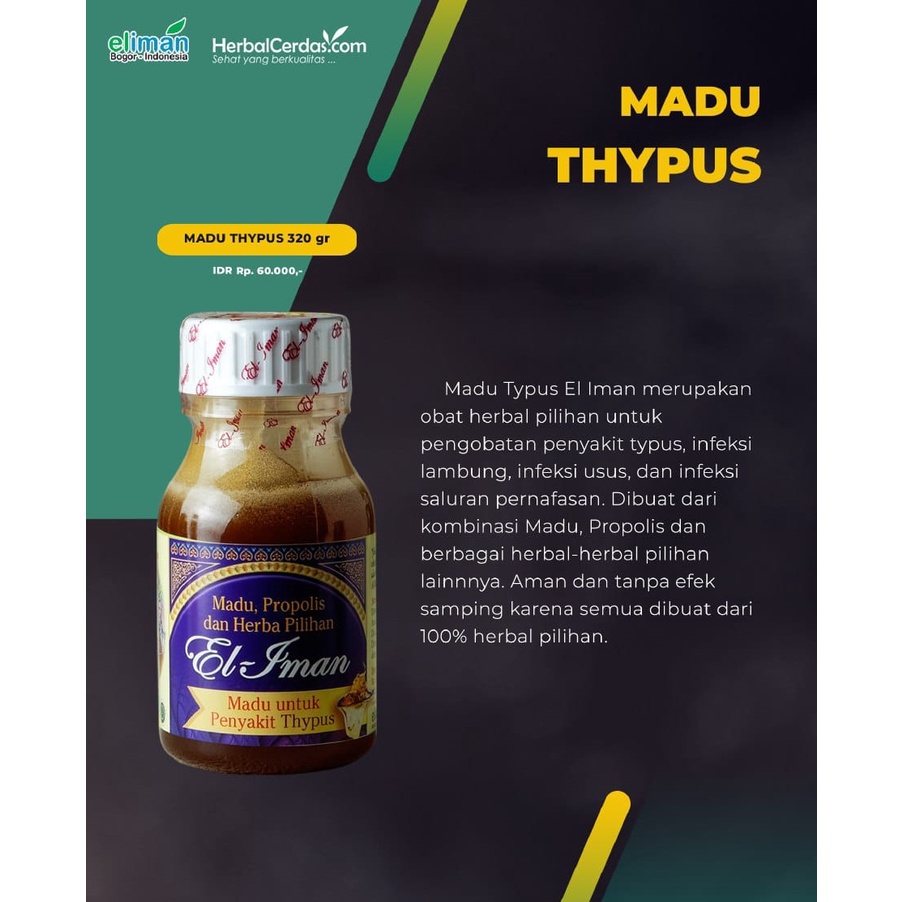 MADU TYPUS 320gr (Lambung, Infeksi Usus, Pernapasan)