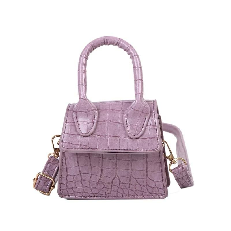 Arifirn Sling Bag Croco - Wanda Nellie Tas Selempang Mini  Wanita