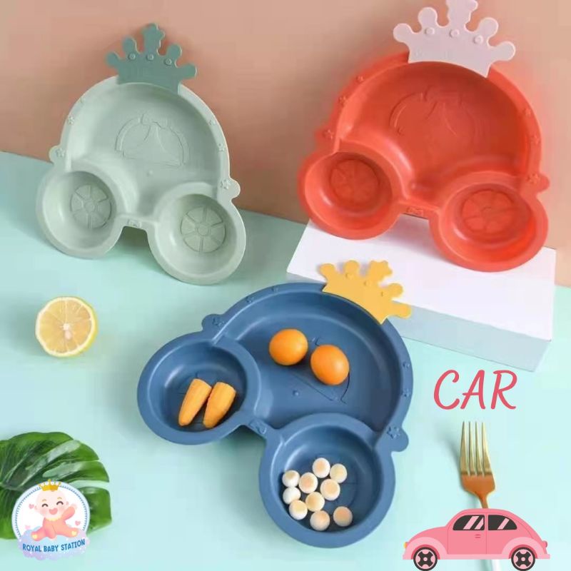 New! Piring Makan Anak Karakter 3D Lucu Bpa Free