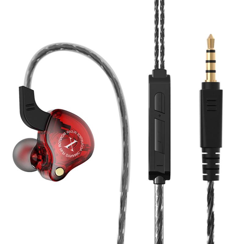 X2 Earphone In-Ear Hifi 3.5mm Dengan Mic Untuk Olahraga/Lari Pk Kz Zst