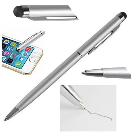 STYLUS PEN 2IN1 HANDPHONE SENSITIVE TOUCH SCREEN / STYLUS PEN IPAD IOS ANDROID TABLET / PULPEN BALLPOINT STYLUS PENA / Stylus + Pen 2IN1 Ballpoint Pulpen Smartphone Hp Touchscreen Touch Screen Pena Sensitive Tablet