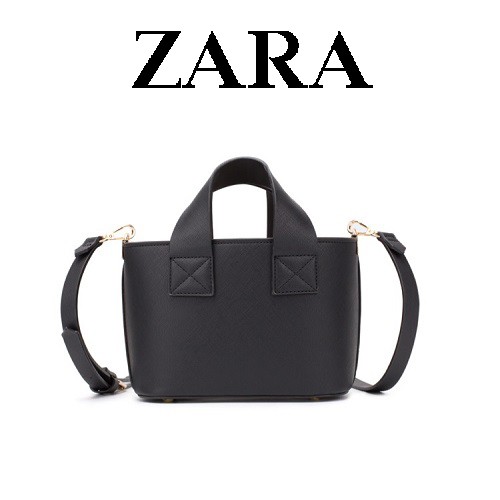 Tas Wanita Batam Zara Fashion Import Murah VIE 4244 Black Tote Bag