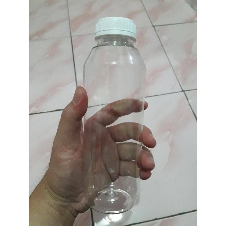  BOTOL  PLASTIK  500 ML TEBAL KALE TUTUP PUTIH  Shopee 