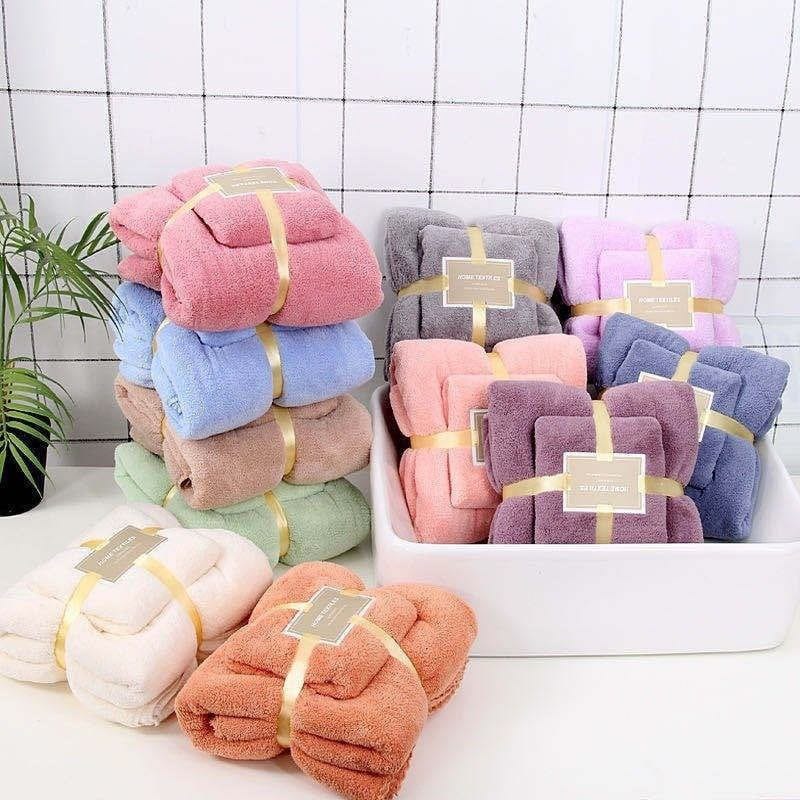 Handuk Set 2 IN 1 SULTAN / Handuk Mandi Dan Cotton Towel IMPORT MURAH