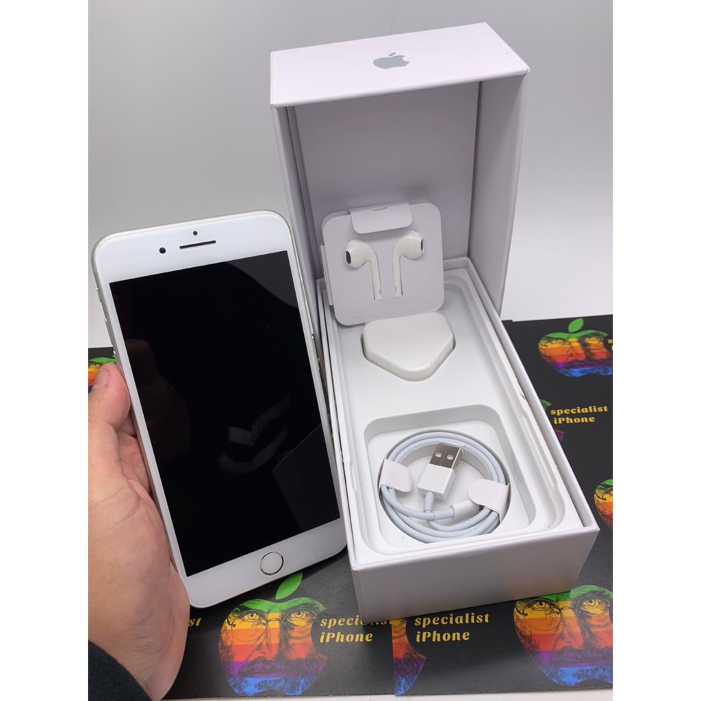 Jual Iphone 7 Plus 128gb Silver Fullset Ex Inter Original Dijamin Lcd Original Indonesia Shopee Indonesia