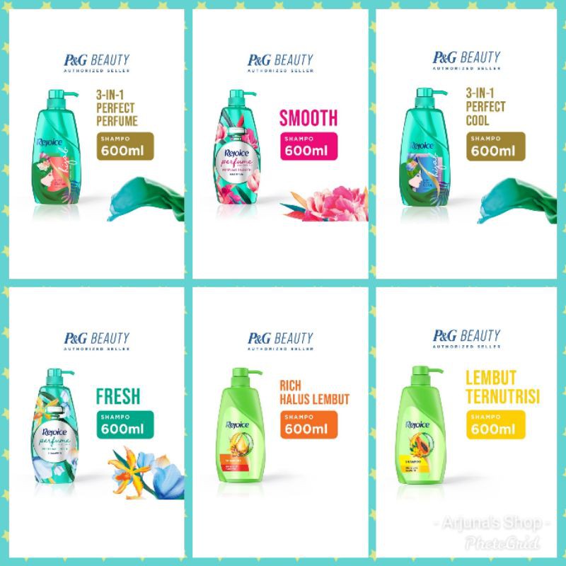 REJOICE Shampoo All Varian 600ml