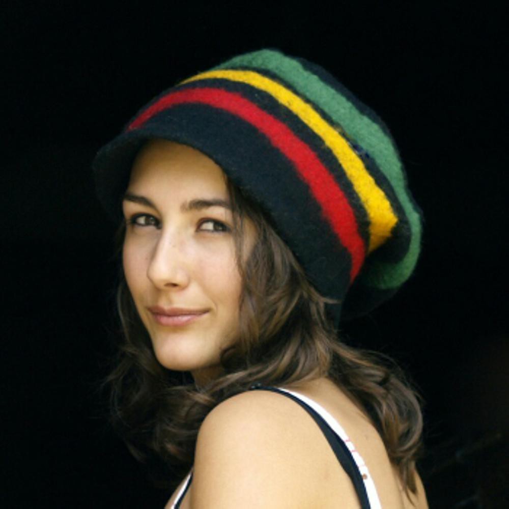 beanie hat kupluk reggae rasta besar knit hat