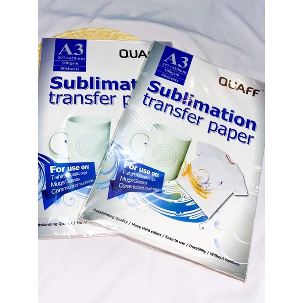 

♥ Specta Sublimation Transfer Paper A3 | Kertas Sublim A3 Kaos, Mug, dll ☆