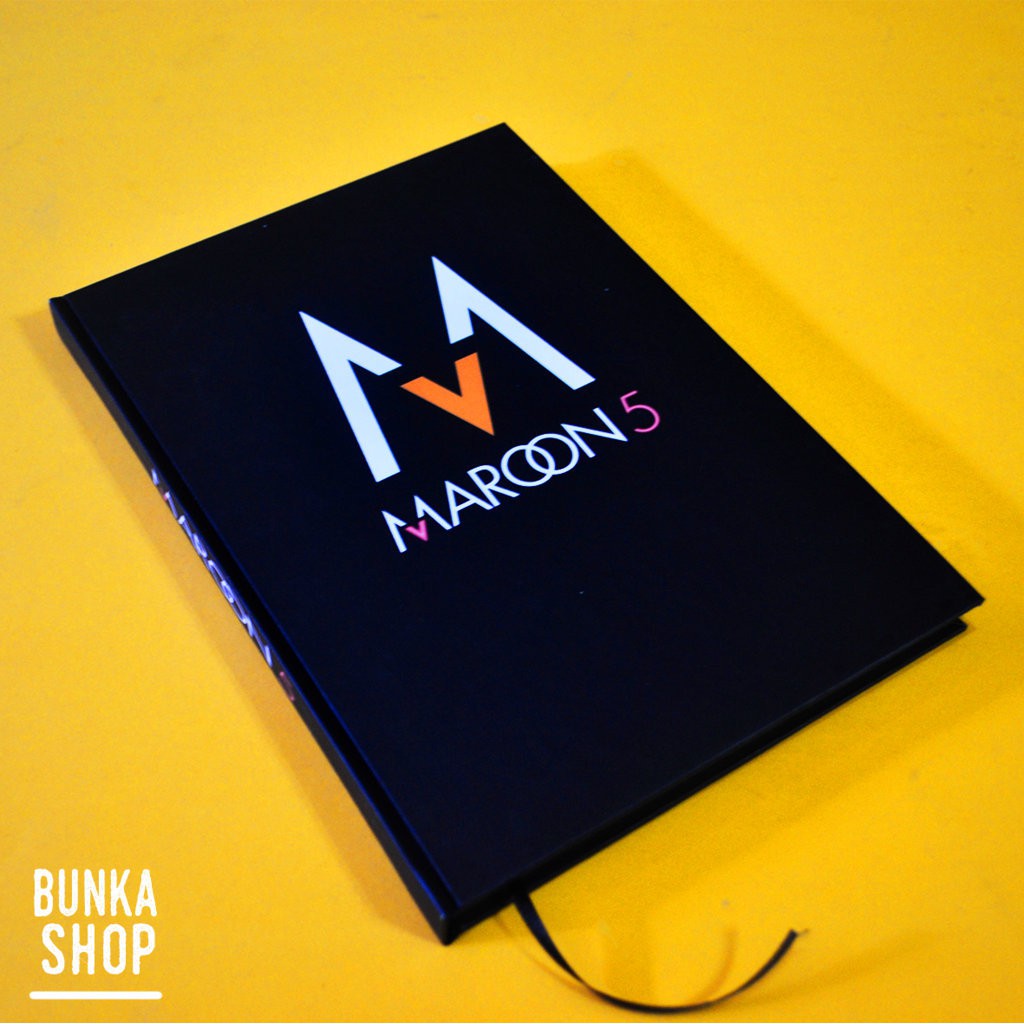 

Note Book Band Musik Maroon 5 Hardcover A5 Jurnal Agenda Planner