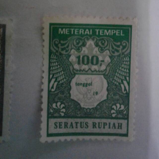 

Materai 100 tahun 1981-1985