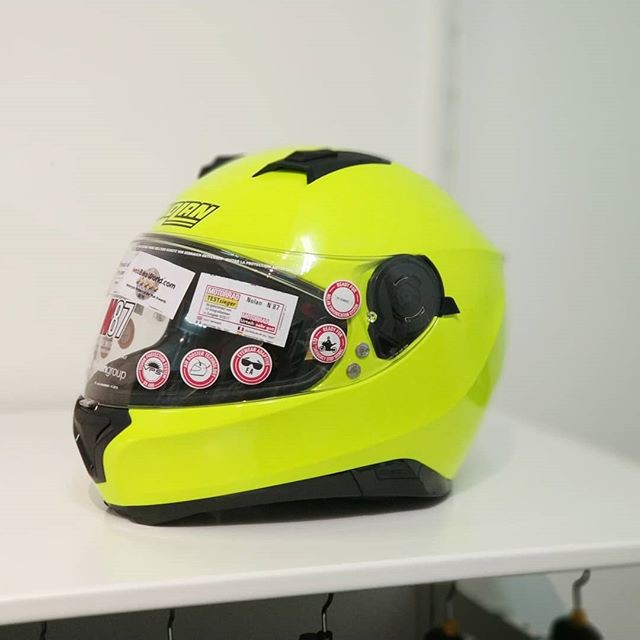 Helm Nolan N87 Fluo Yellow
