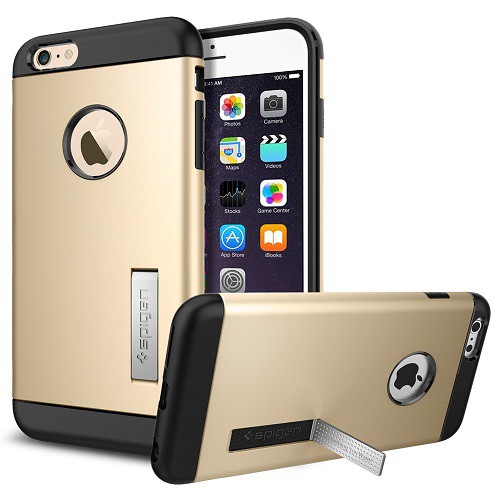 Spigen iPhone 6 Plus - 6S Plus Slim Armor Casing Case - Gold