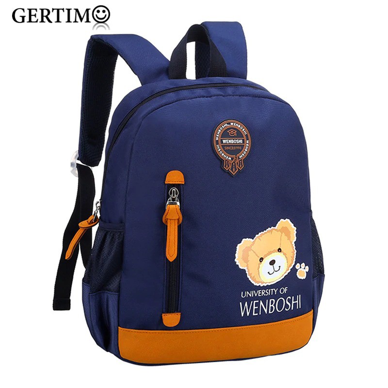 KSO_BAG - Tas Ransel Anak Wanita Terbaru 2021 Kekinian Backpack Motif Carakter WENBOSHI Termurah