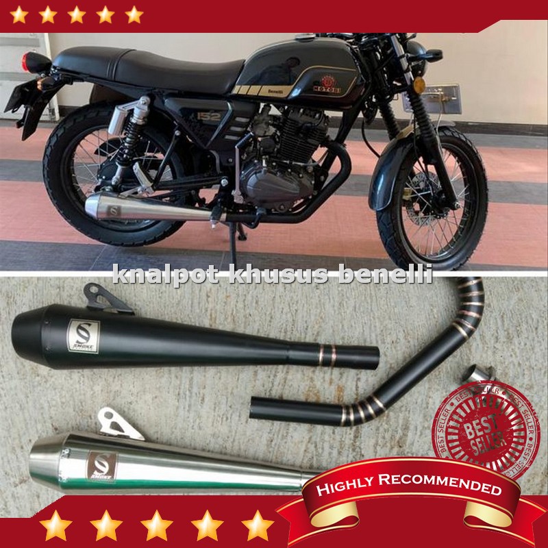 Termurah Promo Knalpot Benelli Cafe Racer 152 Custom Murah