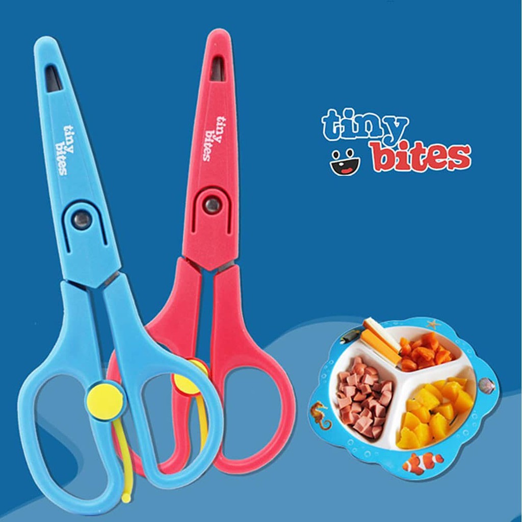 Tiny Bites Food Shears / gunting makanan anak / gunting makan scissor / Food scissors / tinybites