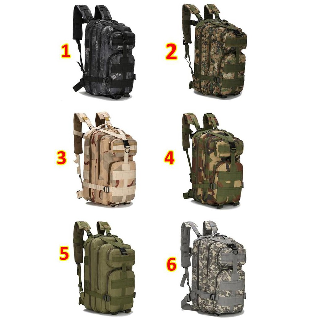 Diskon Tas Ransel Militer/Army 3P Tactical / Tas Backpack / Tas Army /Army Terbaru