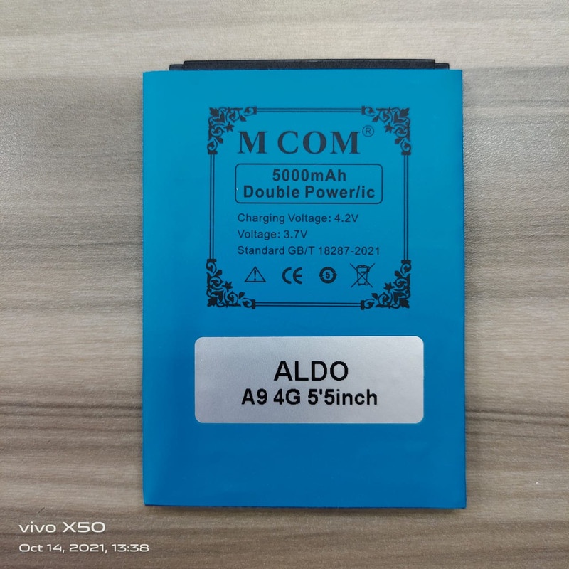 Battery Batere Batre Baterai Double Power Mcom Aldo A9 4G 5.5inch