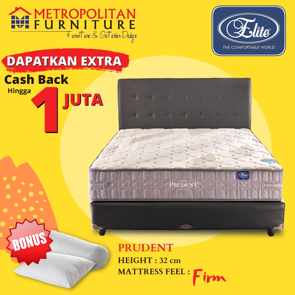 Kasur Springbed Elite Prudent FULL SET Spring bed matras