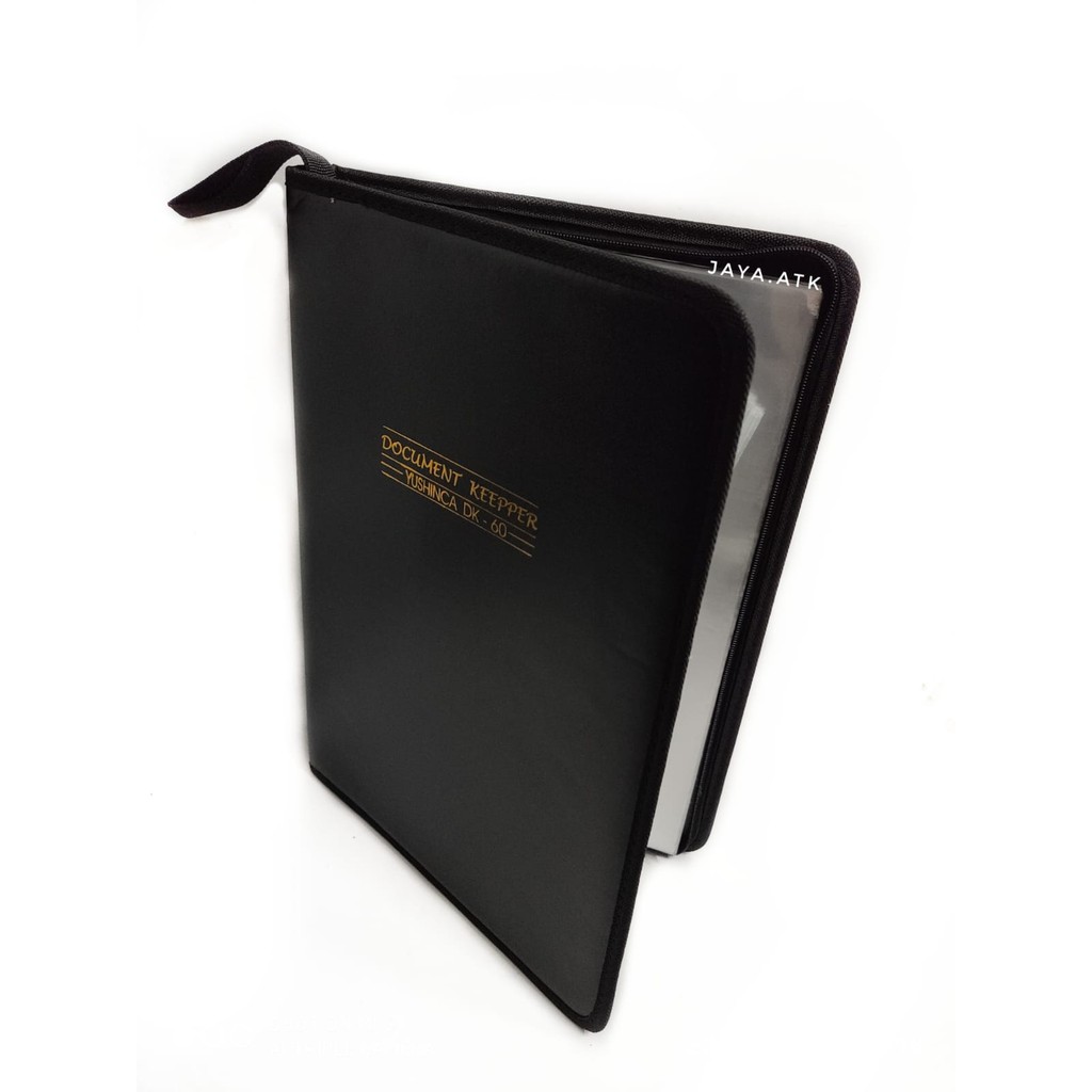 

MAP DOKUMEN CLEAR HOLDER IJAZAH F4 FOLIO RESLETING 60 LBR MAP SEMINAR COVER KULIT HITAM