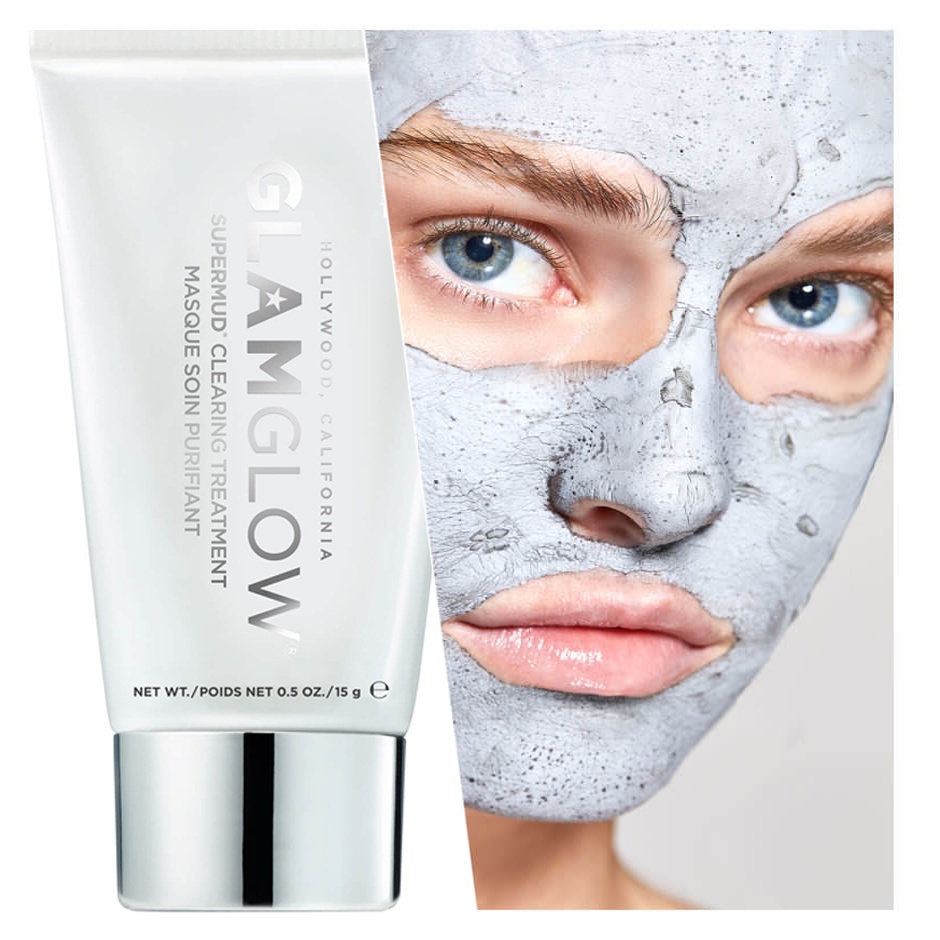 Glamglow tube travel size supermud gravitymud youthmud flashmud powermud thirstymud mud mask