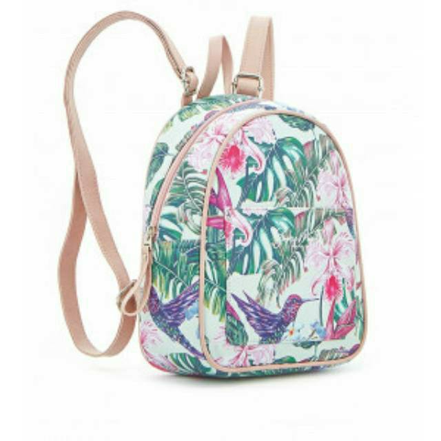 TAS RANSEL KECIL WANITA TROPICAL SOPHIE MARTIN T5275M4 ORI DISCOUNT MEMBER IMPORT KULIT PREMIUM