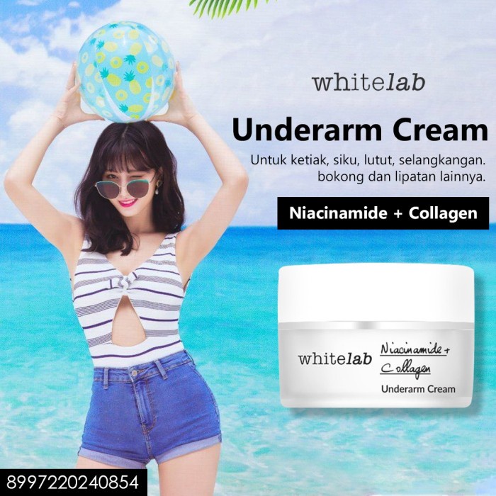 White lab WL Underarm Cream mencerahkan bagian dalammu