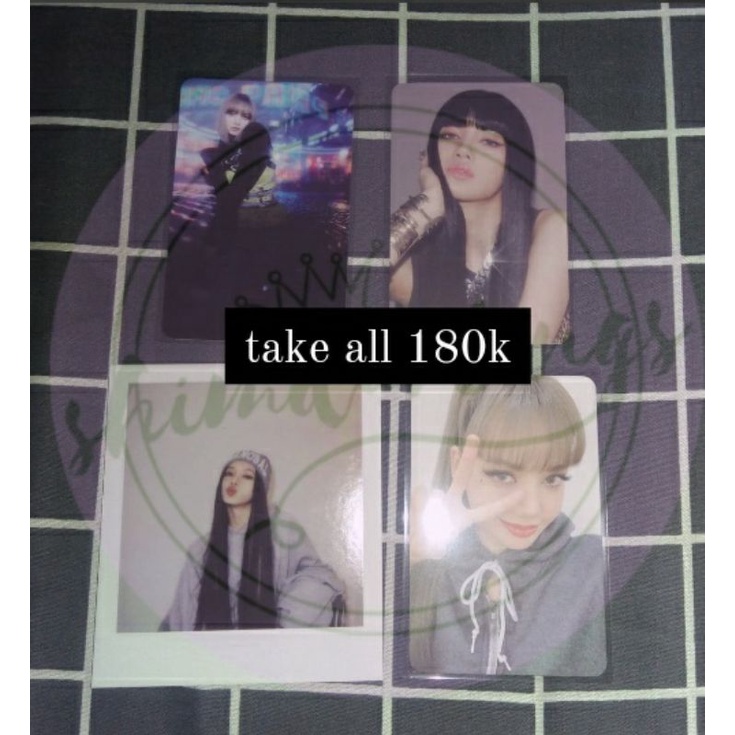 LALISA LISA ALBUM PHOTOCARD & POB KTOWN