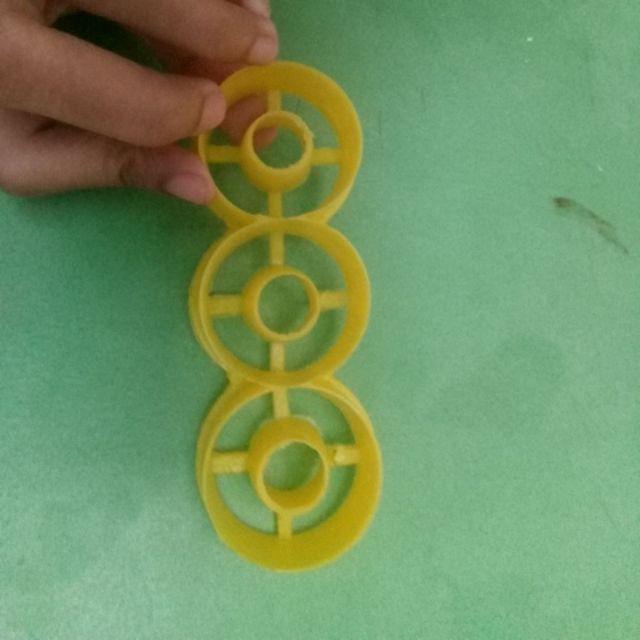 Cetakan Kue Kering Donat Mini Diameter 4cm