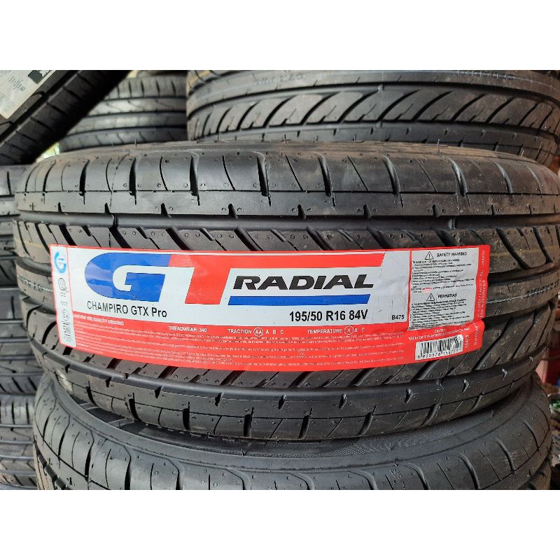 Ban GT Radial GTX Pro 195/50/R16 Sienta Yaris