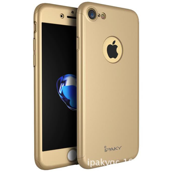 NEW 100% ORIGINAL CASE IPAKY 360 IPHONE 6+ 6S PLUS SLIM HARD FULL BODY - GOLD MILENIA