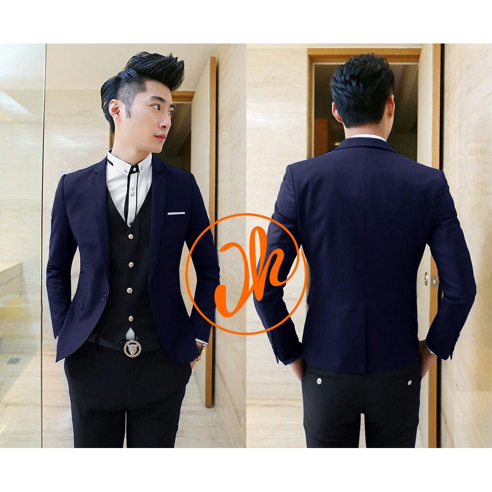 Jas Pria/ Blazer Pria/ Blazer Korea/ Blazer Slimfit/ Jas Formal/ Blazer Zara/ Jas Pengantin SK-100