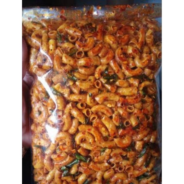 

seblak makaroni bantat exstra pedas aroma daun jeruk isi 1kg