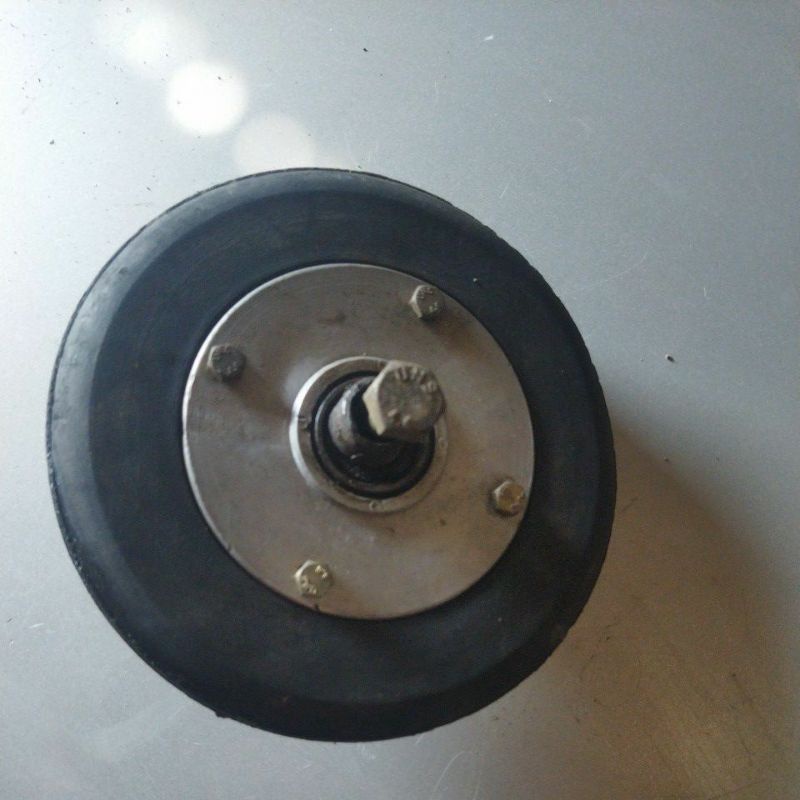 roda ban gletrek roda belakang gerobak dorong roda troli/rori/roda gerobak