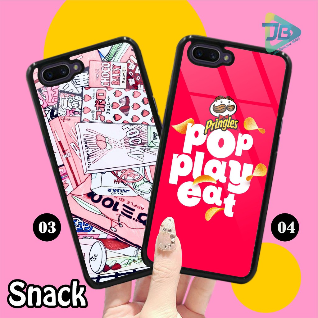 Hardcase 2D glossy SNACK OPPO A1K A33 A37 F1 F1+ F1S A59 F3 F7 F11 PRO A5 A9 A53 A32 JB2222