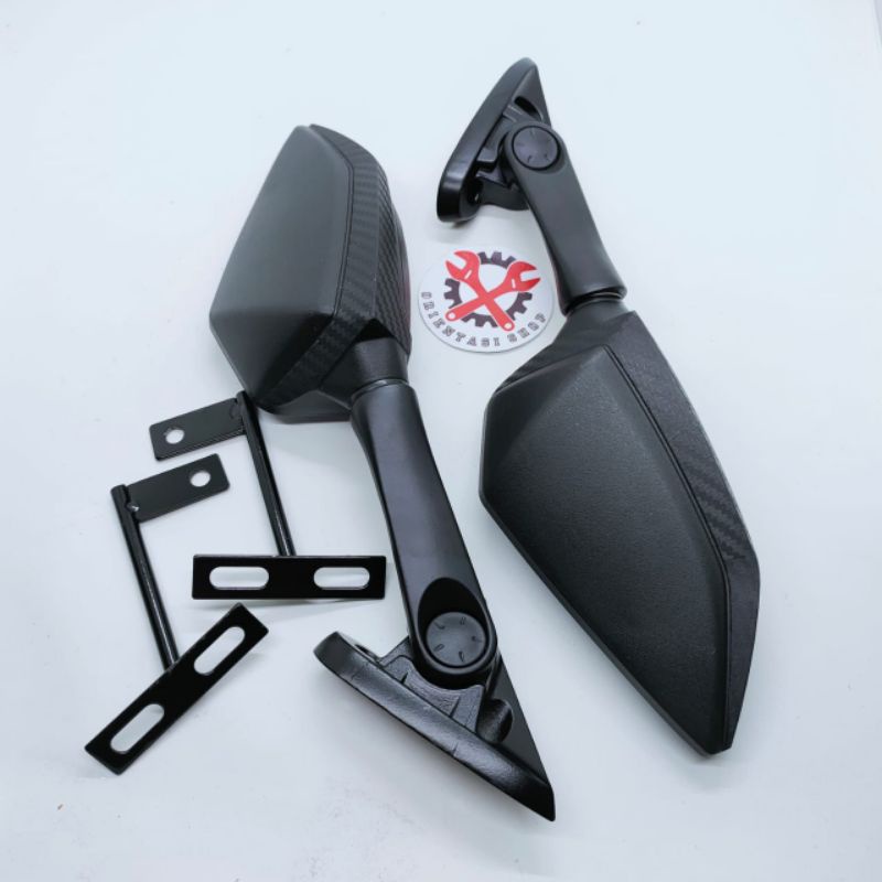 Spion R15 R25 Nmax tangkai pendek carbon