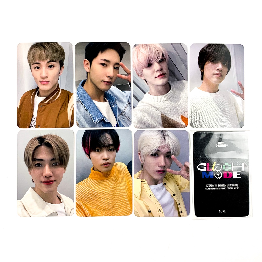 [sharing] NCT DREAM - Glitch Mode YGLOBAL Photocard Benefit
