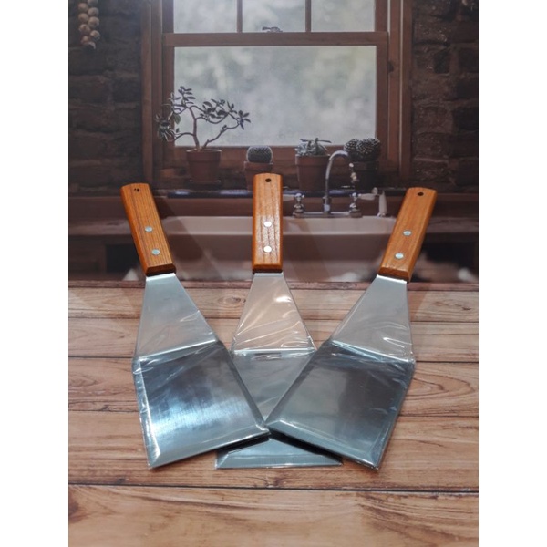 STAINLESS STELL SHOVEL / PIZZS SHOVEL / SEKOP PIZZA SEGIEMPAT