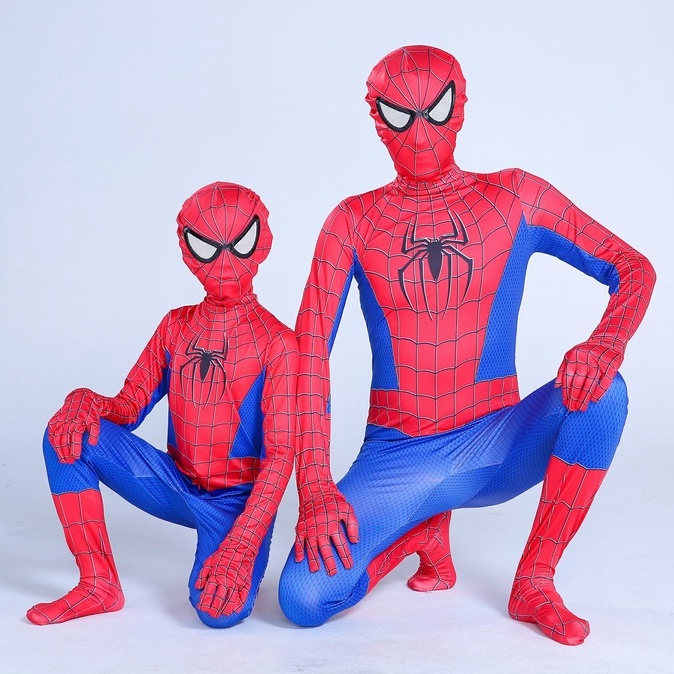 Halloween Masquerade Kostum Amazing Spiderman Anak costplay Avenger Superhero Costume impor