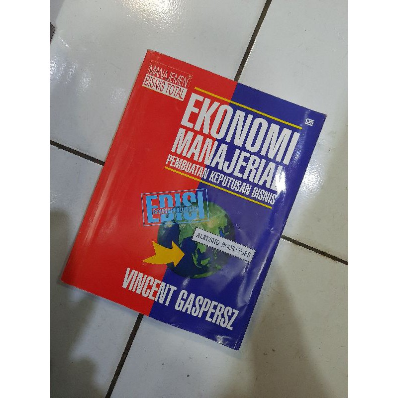 Buku Original- EKONOMI MANAJERIAL- Vincent Gaspersz