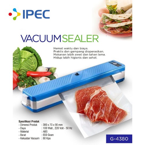 Mesin Vacum Sealer Plastik Vacuum Sealer Portable Vakum alat bungkus makanan 4380