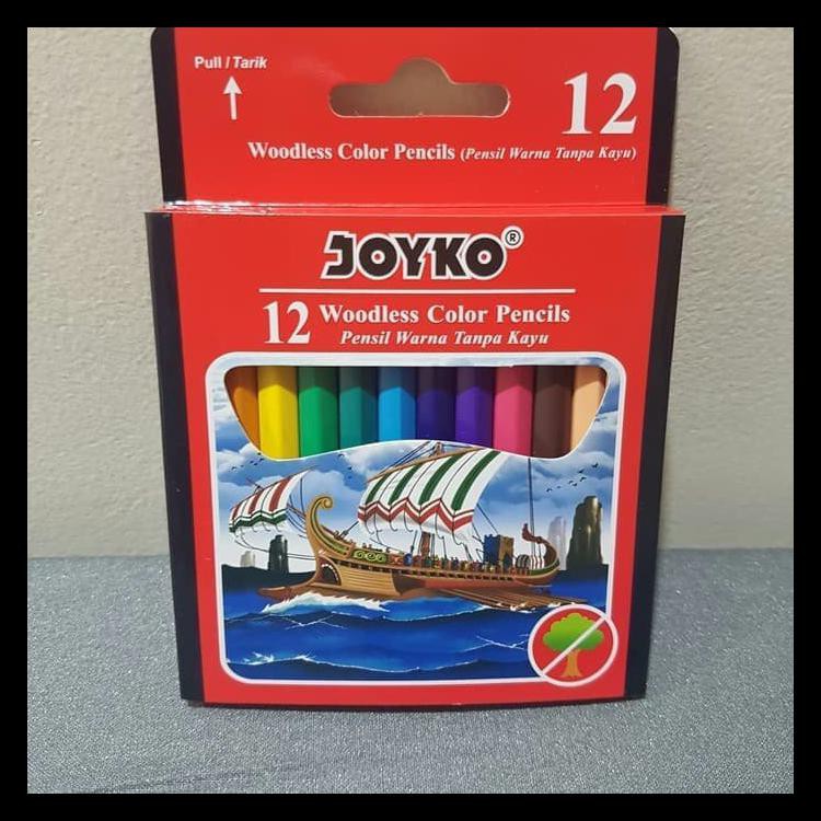 

Pensil Warna Pendek Joyko 12 Warna Terlengkap