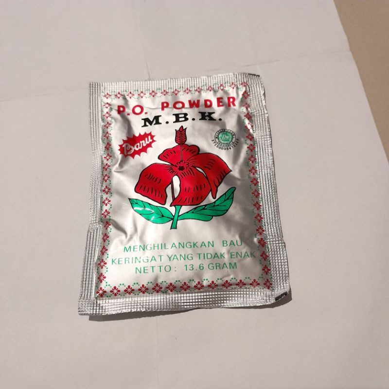 M.B.K.Powder anti bau badan 13.6 gram sachet 1 pcs