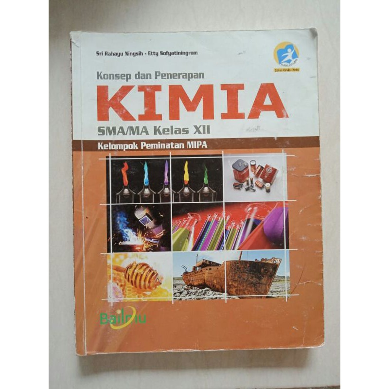 Buku kimia kelas 12 bailmu