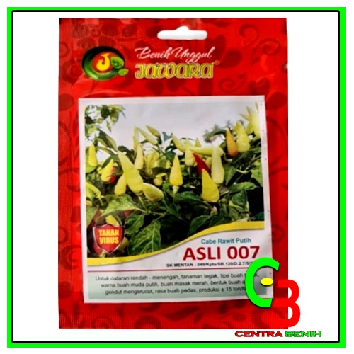 BENIH BIBIT CABE RAWIT PUTIH TAHAN VIRUS ISI 10GR | BENIH CABE RAWIT