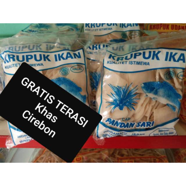 

@200gr krupuk ikan pandan sari indramayu