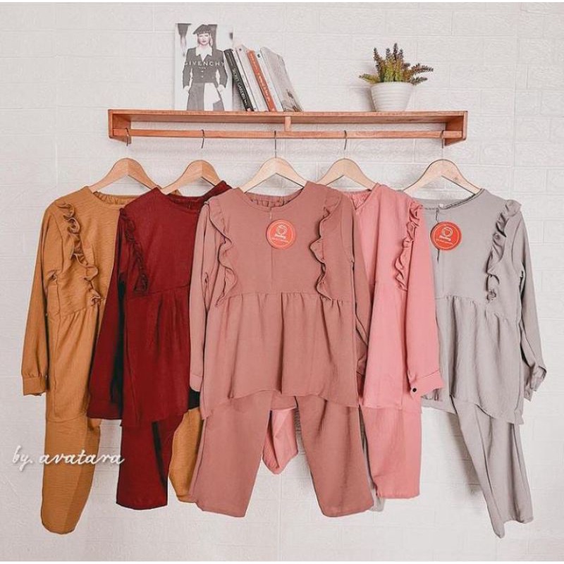 ZUINI SET CRINCLE/SETELAN JUMBO CRINCLE