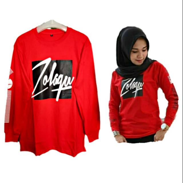 Zolaqu Blok Merah Tangan Panjang