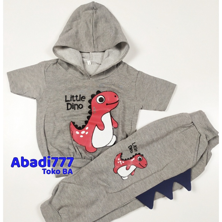 Stelan Hodie Anak Motif Dinosaurus Setelan Joger Anak Anak laki laki dan Perempuan terlaris