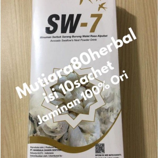 

SW-7 SW 7 100% Asli Minuman serbuk sarang burung walet untuk kesehatan tubuh
